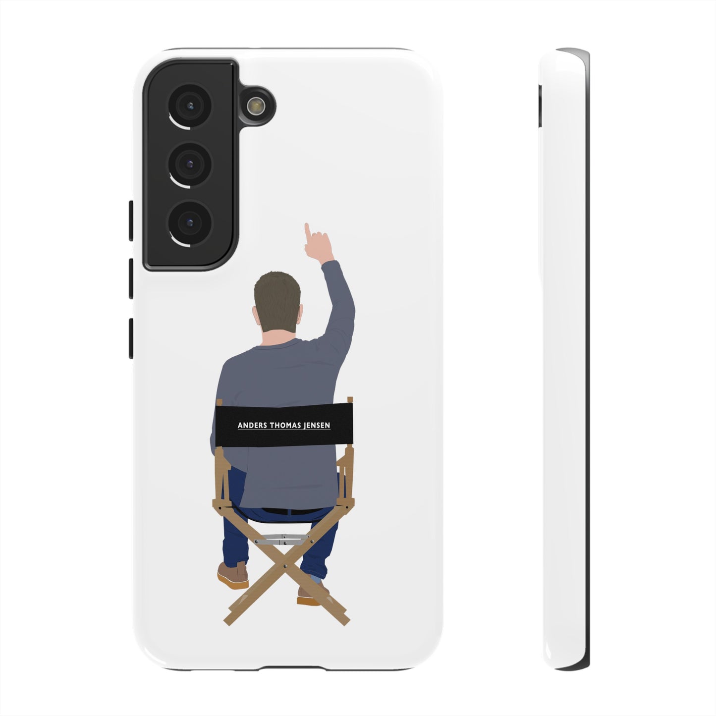 Director's Chair - Anders Thomas Jensen - White Tough Phone Case