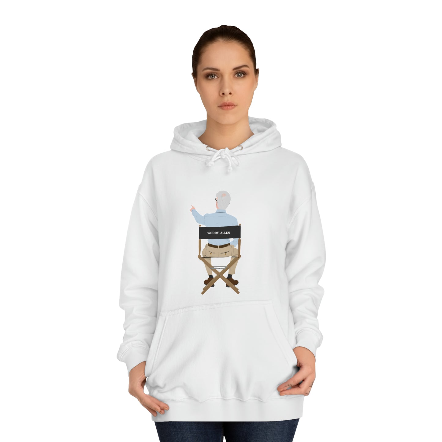 Director's Chair - Woody Allen Pullover Hoodie - Unisex