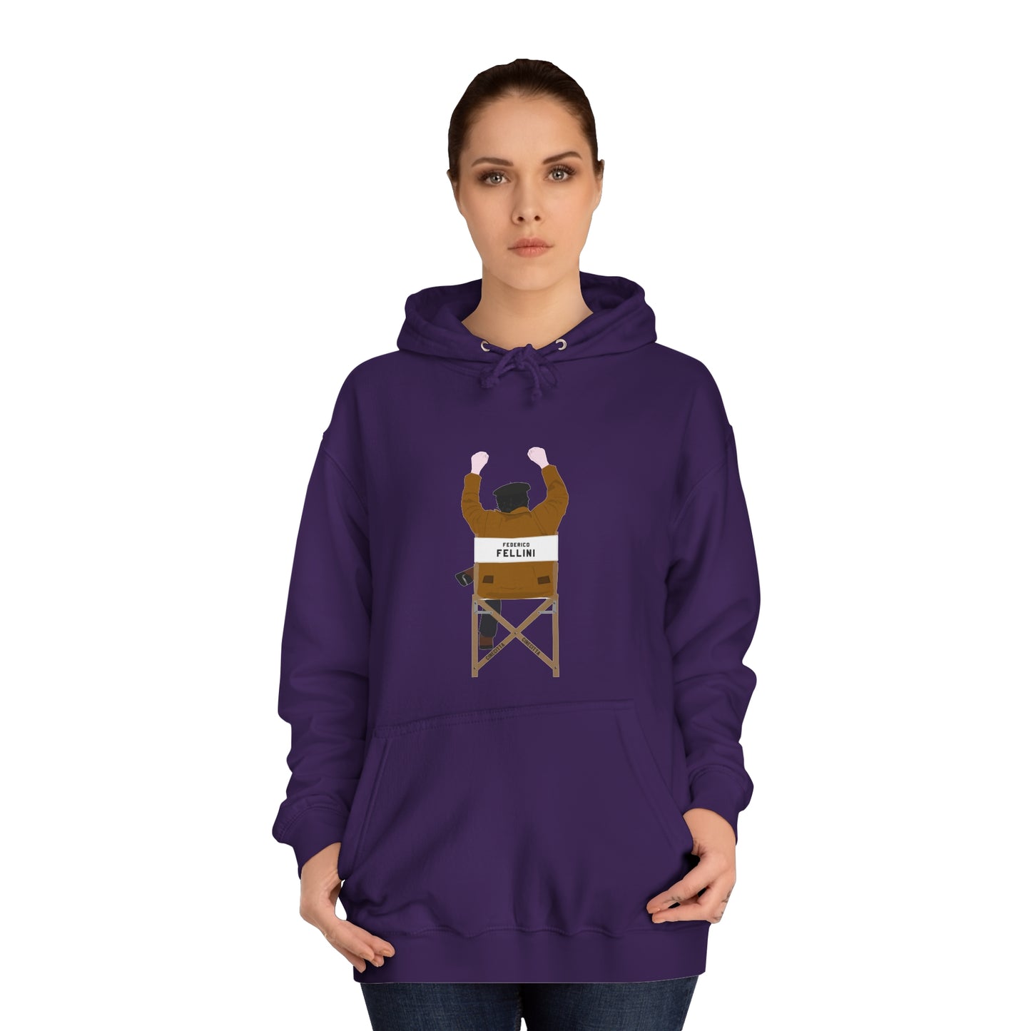 Director's Chair - Federico Fellini Pullover Hoodie - Unisex