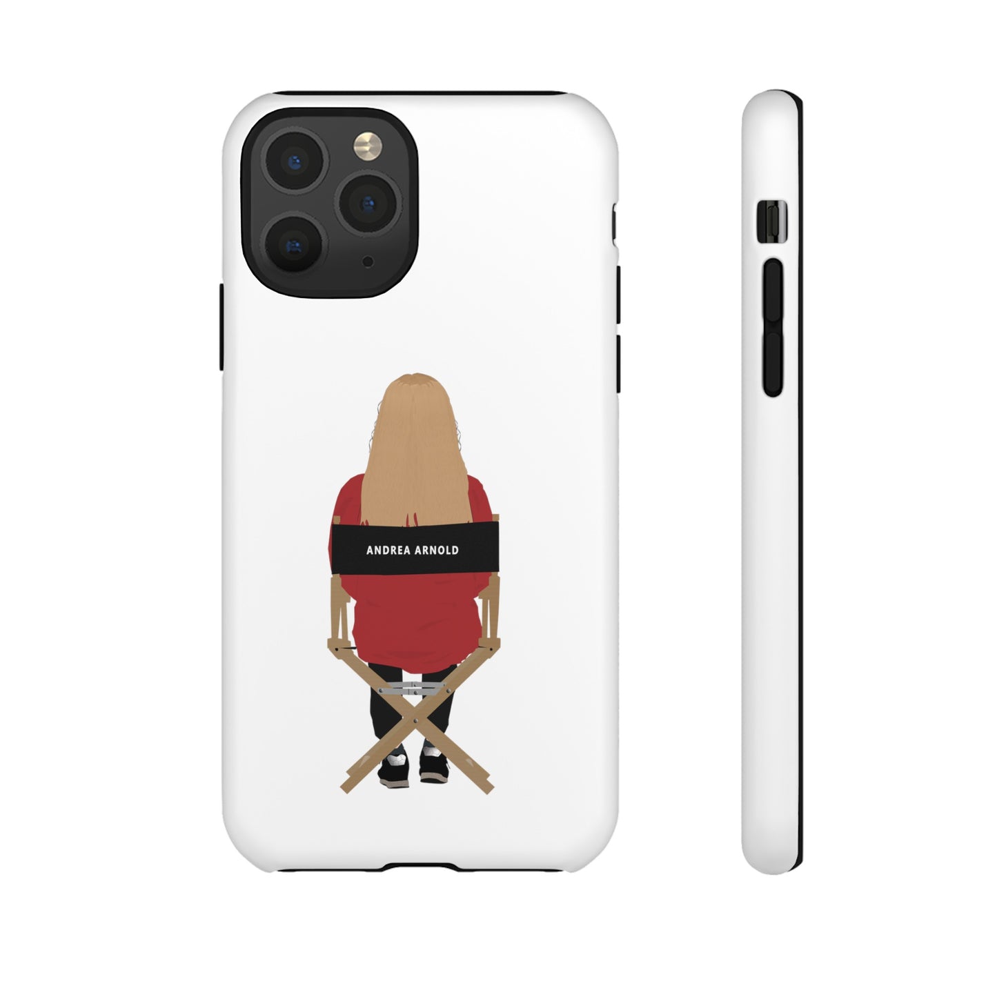 Director's Chair - Andrea Arnold - White Tough Phone Case