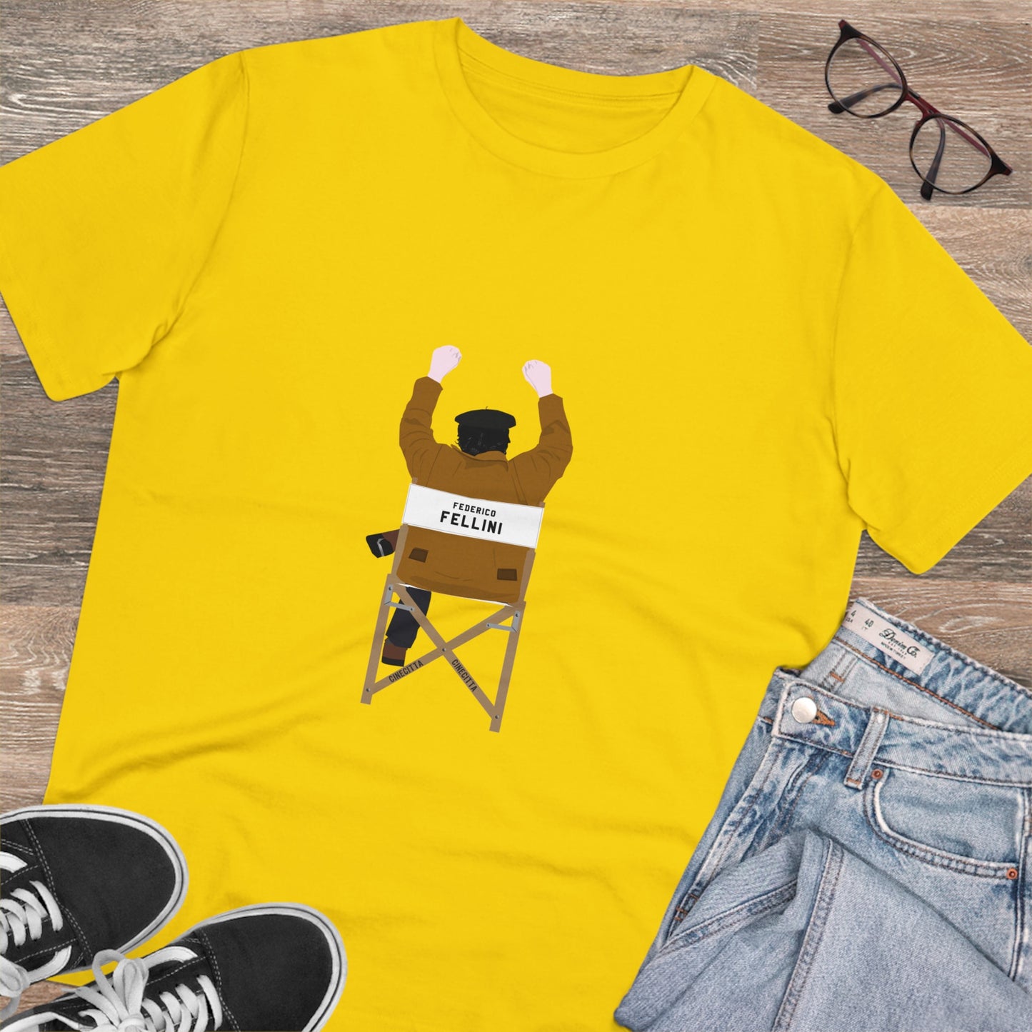 Director's Chair - Federico Fellini T-shirt - Unisex