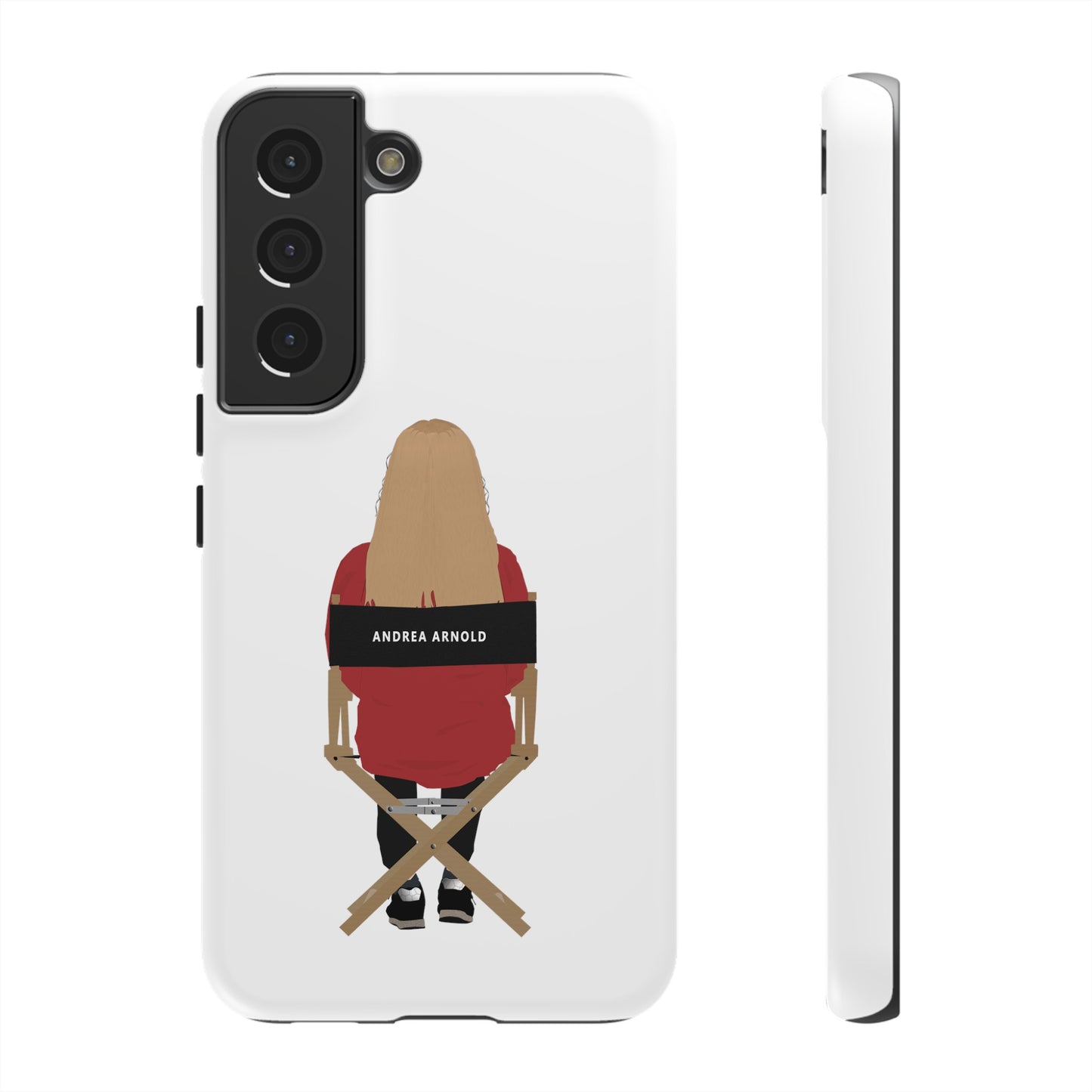 Director's Chair - Andrea Arnold - White Tough Phone Case