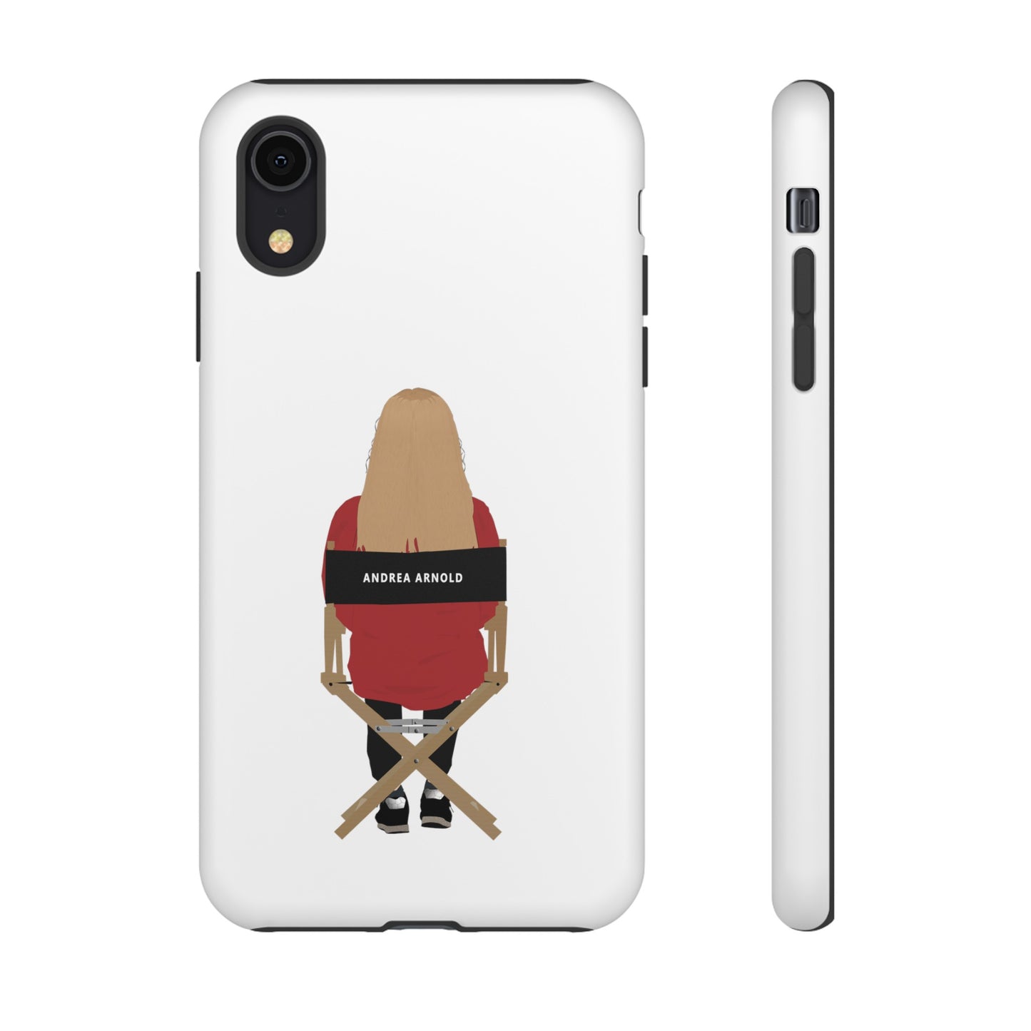 Director's Chair - Andrea Arnold - White Tough Phone Case